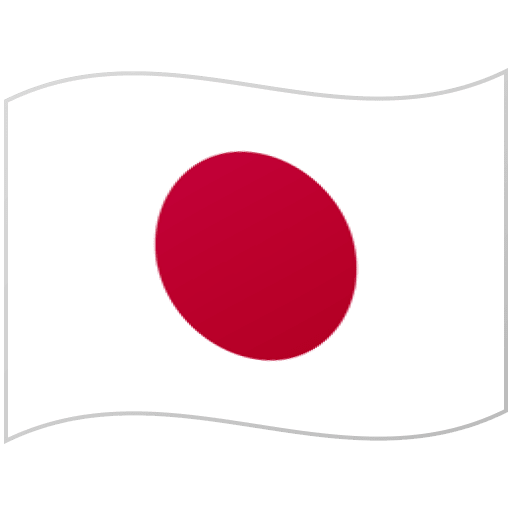 Google design of the flag: Japan emoji verson:Noto Color Emoji 15.0