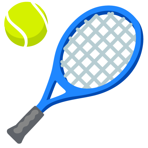 Google design of the tennis emoji verson:Noto Color Emoji 15.0