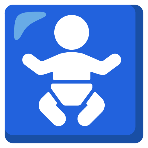 Google design of the baby symbol emoji verson:Noto Color Emoji 15.0