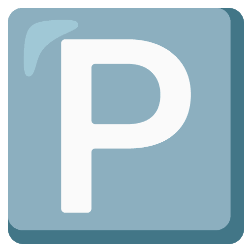Google design of the P button emoji verson:Noto Color Emoji 15.0