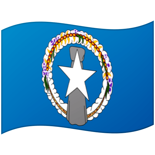 Google design of the flag: Northern Mariana Islands emoji verson:Noto Color Emoji 15.0