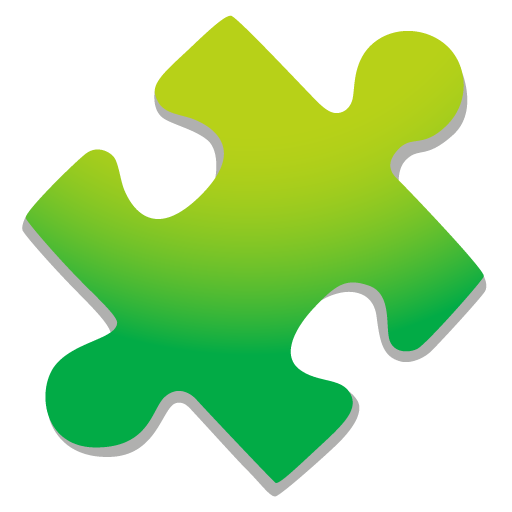 Google design of the puzzle piece emoji verson:Noto Color Emoji 15.0