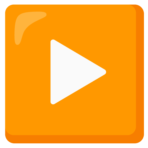 Google design of the play button emoji verson:Noto Color Emoji 15.0
