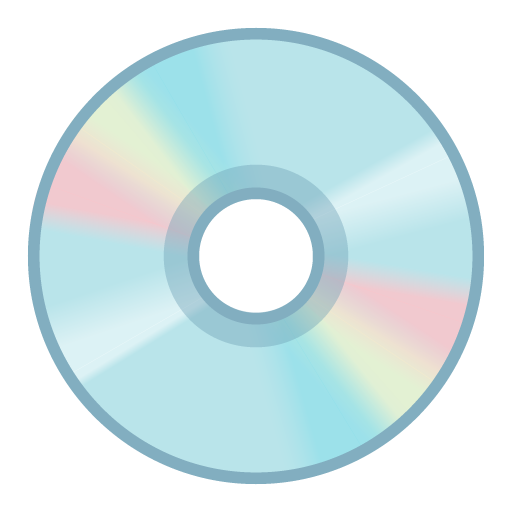 Google design of the optical disk emoji verson:Noto Color Emoji 15.0