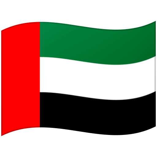 Google design of the flag: United Arab Emirates emoji verson:Noto Color Emoji 15.0
