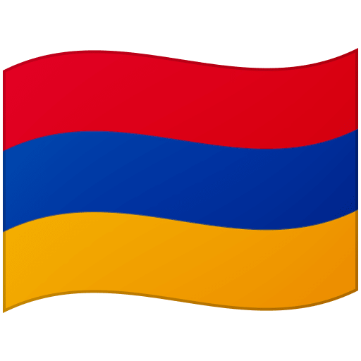 Google design of the flag: Armenia emoji verson:Noto Color Emoji 15.0