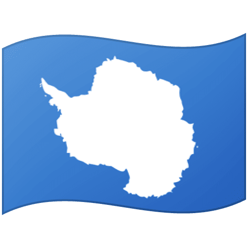 Google Google design of the flag: Antarctica emoji verson:Noto Color Emoji 15.0