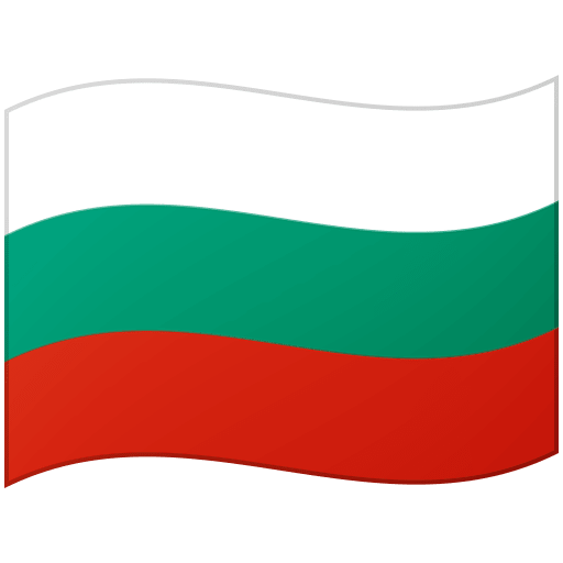 Google design of the flag: Bulgaria emoji verson:Noto Color Emoji 15.0
