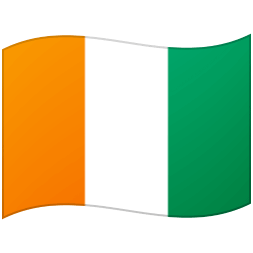 Google design of the flag: Côte d’Ivoire emoji verson:Noto Color Emoji 15.0