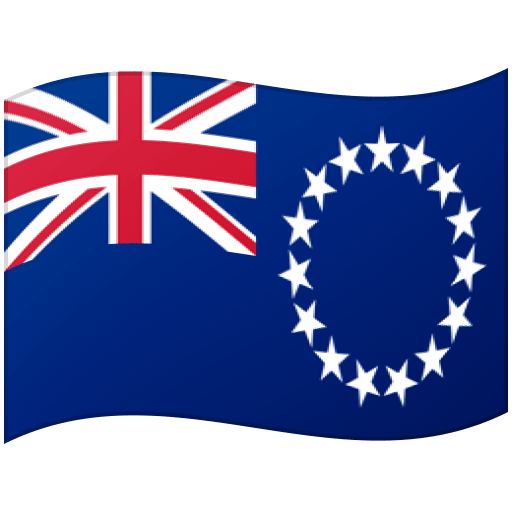 Google design of the flag: Cook Islands emoji verson:Noto Color Emoji 15.0