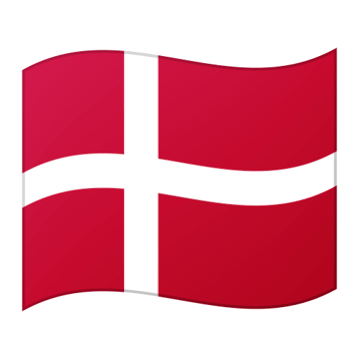 Google design of the flag: Denmark emoji verson:Noto Color Emoji 15.0
