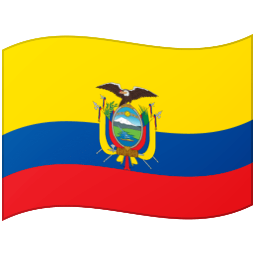 Google design of the flag: Ecuador emoji verson:Noto Color Emoji 15.0
