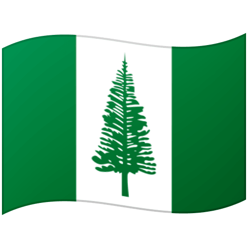 Google design of the flag: Norfolk Island emoji verson:Noto Color Emoji 15.0