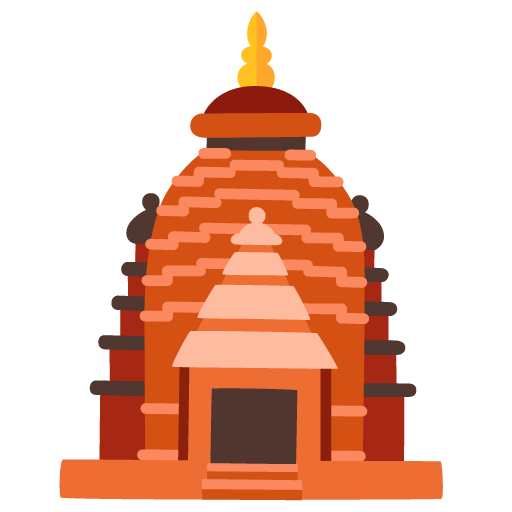 Google design of the hindu temple emoji verson:Noto Color Emoji 15.0