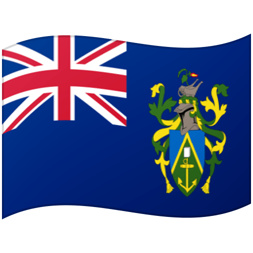 Google design of the flag: Pitcairn Islands emoji verson:Noto Color Emoji 15.0
