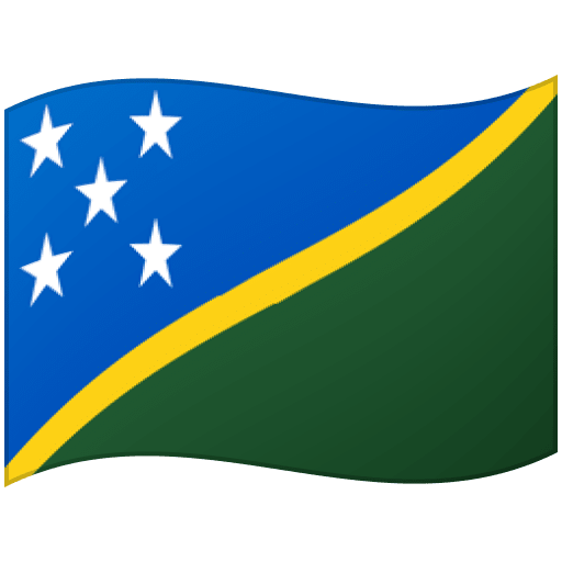 Google design of the flag: Solomon Islands emoji verson:Noto Color Emoji 15.0