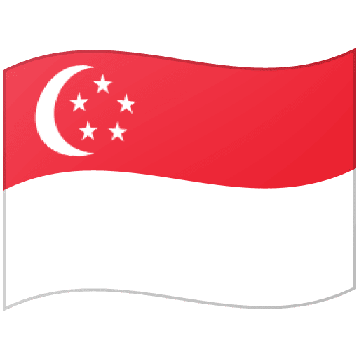 Google design of the flag: Singapore emoji verson:Noto Color Emoji 15.0