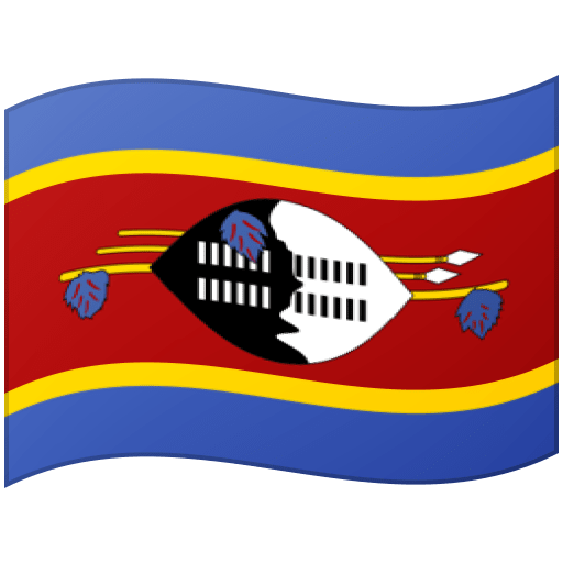 Google design of the flag: Eswatini emoji verson:Noto Color Emoji 15.0