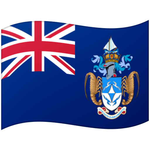 Google design of the flag: Tristan da Cunha emoji verson:Noto Color Emoji 15.0