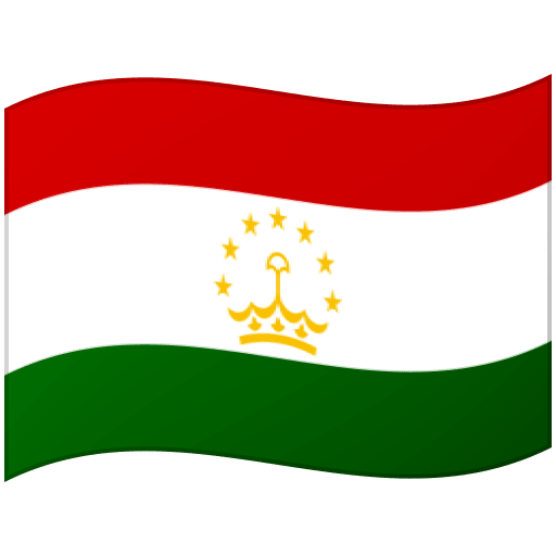 Google design of the flag: Tajikistan emoji verson:Noto Color Emoji 15.0