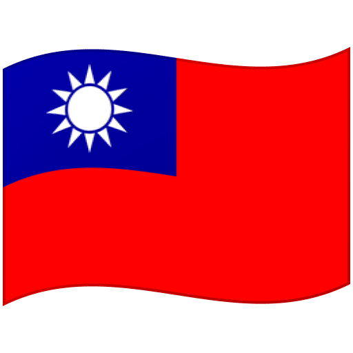 Google design of the flag: Taiwan emoji verson:Noto Color Emoji 15.0