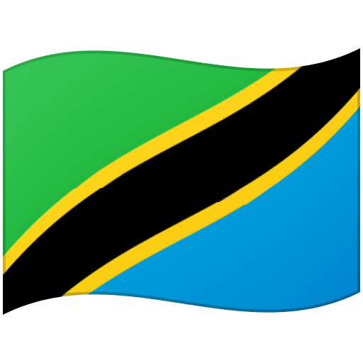 Google design of the flag: Tanzania emoji verson:Noto Color Emoji 15.0