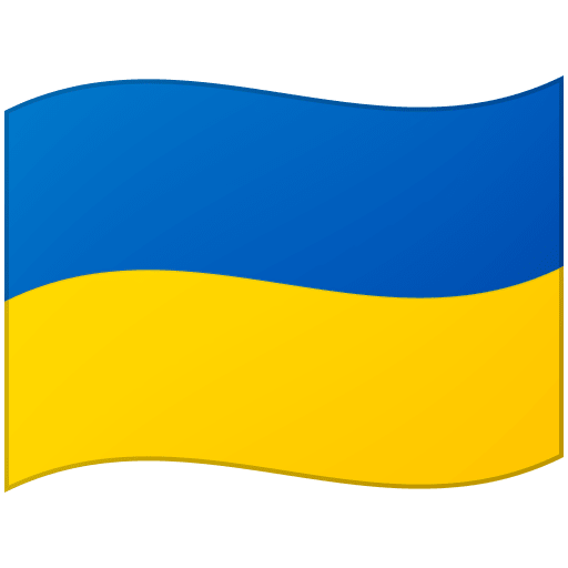 Google design of the flag: Ukraine emoji verson:Noto Color Emoji 15.0