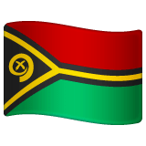 Whatsapp design of the flag: Vanuatu emoji verson:2.23.2.72