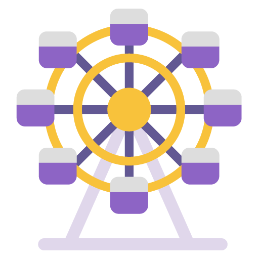 Microsoft design of the ferris wheel emoji verson:Windows-11-22H2
