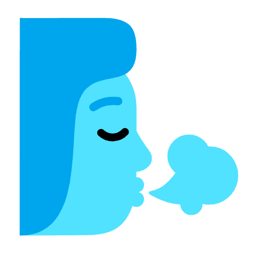 Microsoft design of the wind face emoji verson:Windows-11-23H2