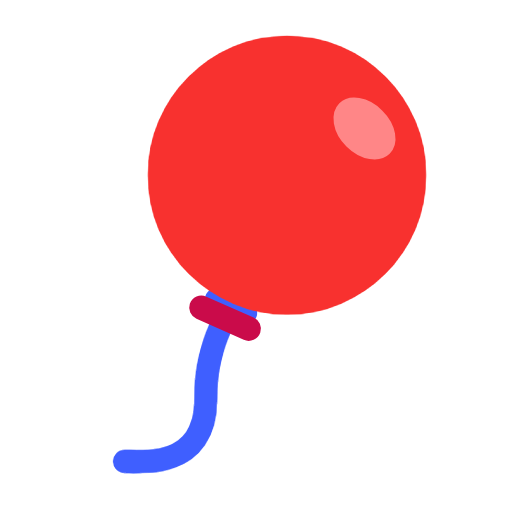 Microsoft design of the balloon emoji verson:Windows-11-23H2