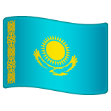 Whatsapp design of the flag: Kazakhstan emoji verson:2.23.2.72