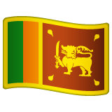 Whatsapp design of the flag: Sri Lanka emoji verson:2.23.2.72