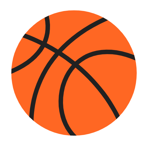 Microsoft design of the basketball emoji verson:Windows-11-23H2