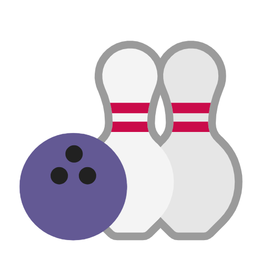 Microsoft design of the bowling emoji verson:Windows-11-23H2