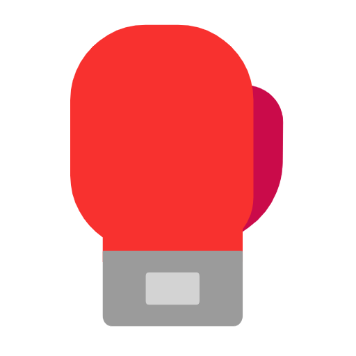Microsoft design of the boxing glove emoji verson:Windows-11-23H2