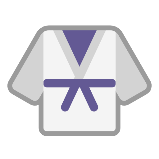 Microsoft design of the martial arts uniform emoji verson:Windows-11-23H2