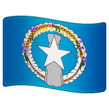 Whatsapp design of the flag: Northern Mariana Islands emoji verson:2.23.2.72