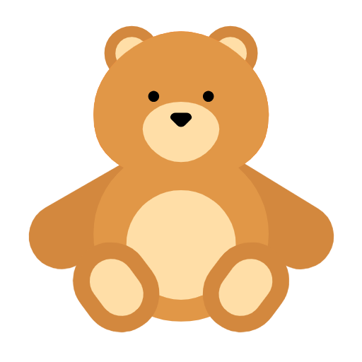 Microsoft design of the teddy bear emoji verson:Windows-11-23H2