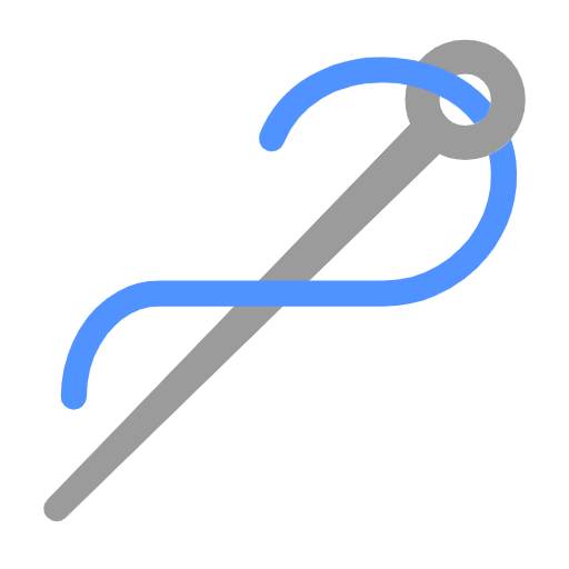 Microsoft design of the sewing needle emoji verson:Windows-11-23H2