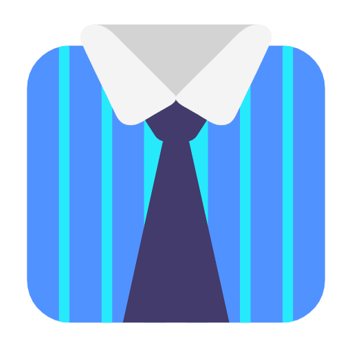 Microsoft design of the necktie emoji verson:Windows-11-23H2