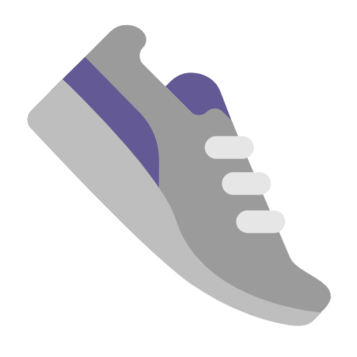 Microsoft design of the running shoe emoji verson:Windows-11-23H2