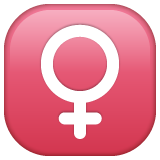 Whatsapp design of the female sign emoji verson:2.23.2.72