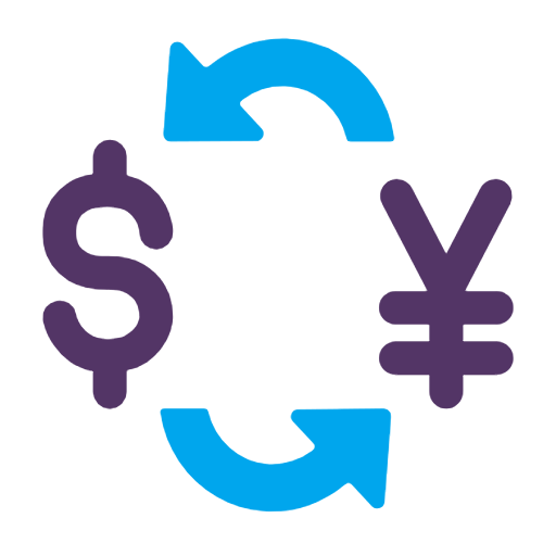 Microsoft design of the currency exchange emoji verson:Windows-11-23H2