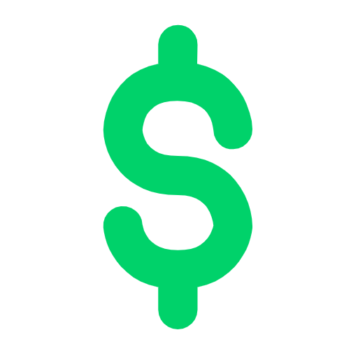 Microsoft design of the heavy dollar sign emoji verson:Windows-11-23H2