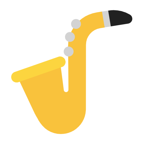 Microsoft design of the saxophone emoji verson:Windows-11-23H2