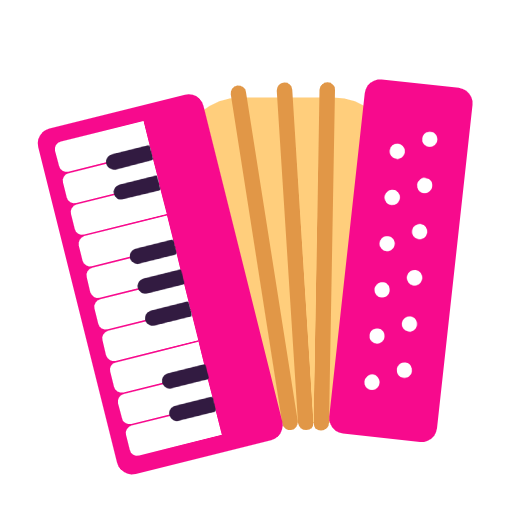 Microsoft design of the accordion emoji verson:Windows-11-23H2