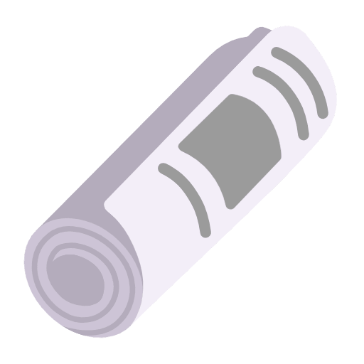 Microsoft design of the rolled-up newspaper emoji verson:Windows-11-23H2