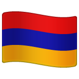 Whatsapp design of the flag: Armenia emoji verson:2.23.2.72