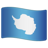Whatsapp Whatsapp design of the flag: Antarctica emoji verson:2.23.2.72